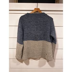 Womens Blue and Beige Sweater Tentazioni